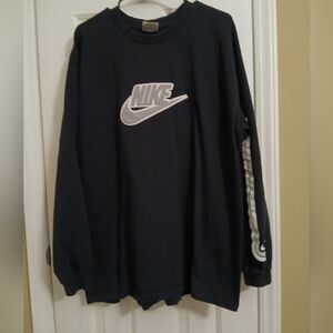 Mens Black Nike Long Sleeve Shirt Size Xl